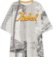 Zimmermann Alchemy Oversize Embroidered Cotton Graphic T-Shirt