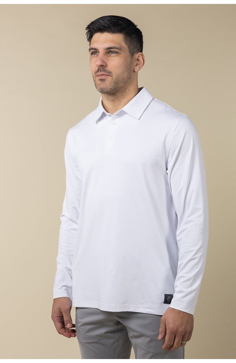 ASHWORTH GOLF LS Shore Polo, Alternate, color, White