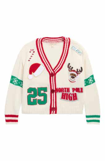 Kids' Varsity Christmas Cardigan