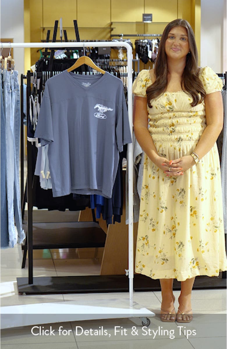 Ford Mustang Graphic Cotton T-Shirt, sales video thumbnail