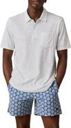 Faherty Breeze Burnout Pocket Polo