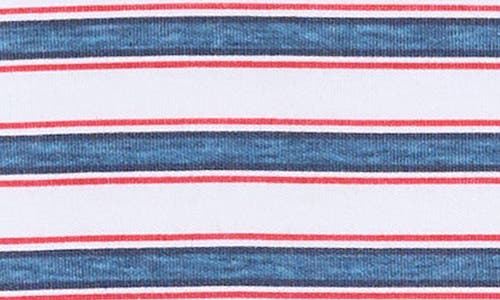 Tommy Hilfiger Striped T-shirt & Overalls Set In White