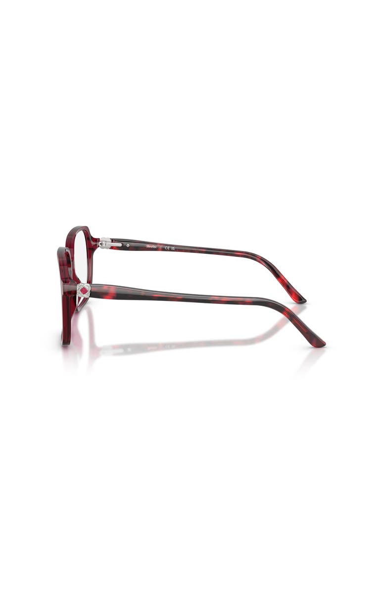 Sferoflex 55mm Square optical glasses, Alternate, color, Red