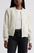 Caslon® Tweed Bomber Jacket