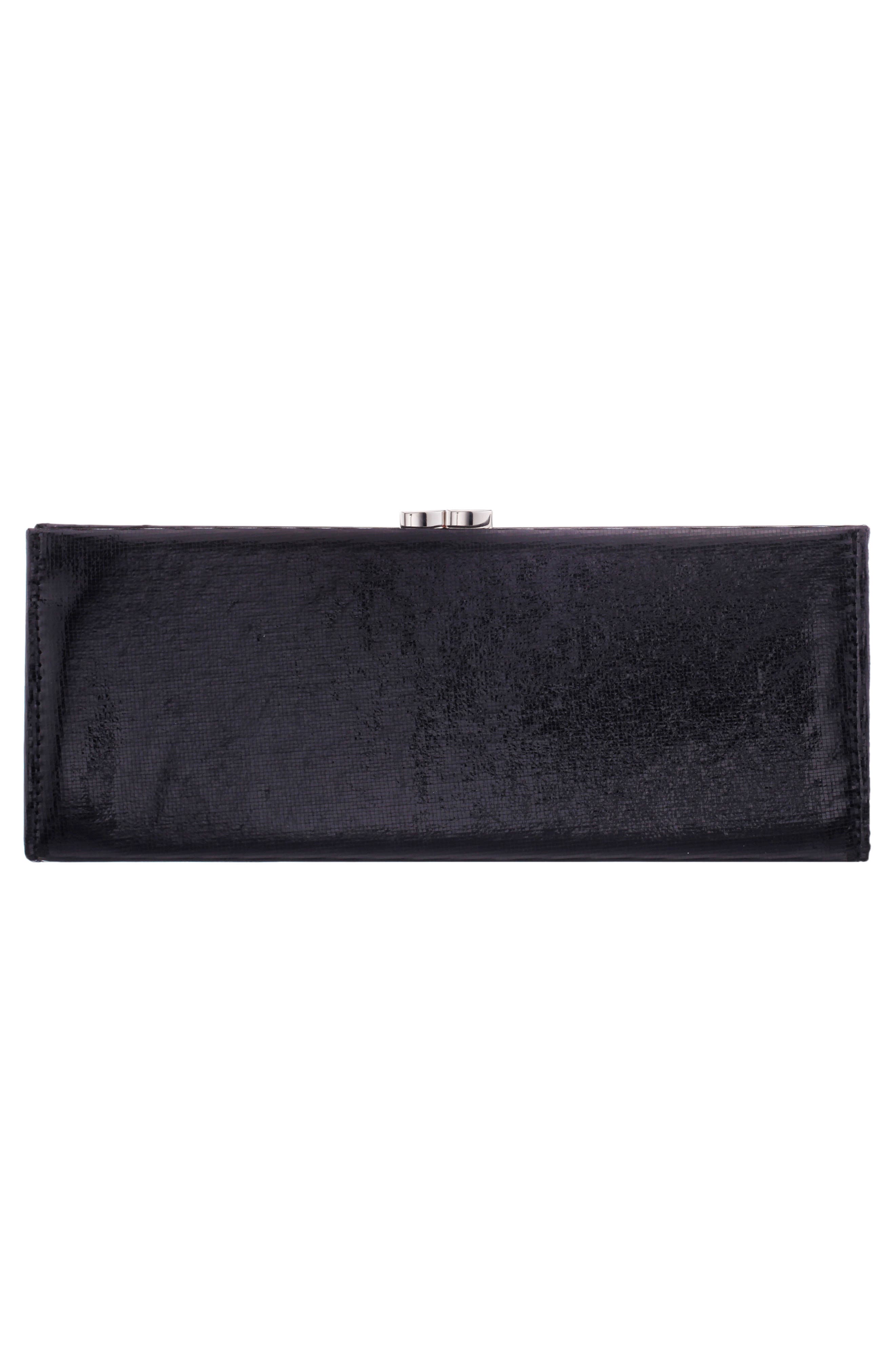 Nina Tierney Clutch, Alternate, color, Black