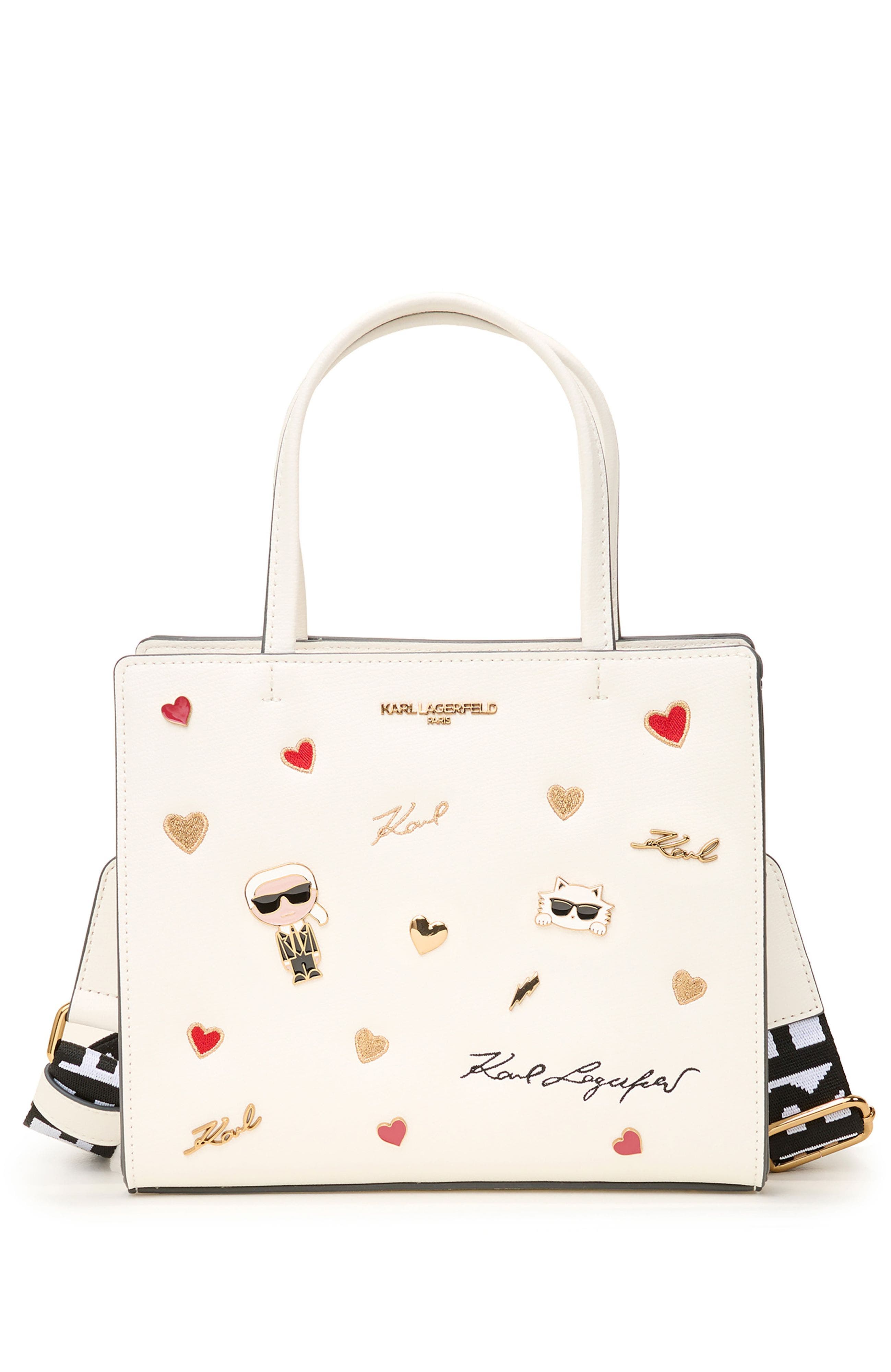 Maybelle Satchel, Main, color, Multi/White