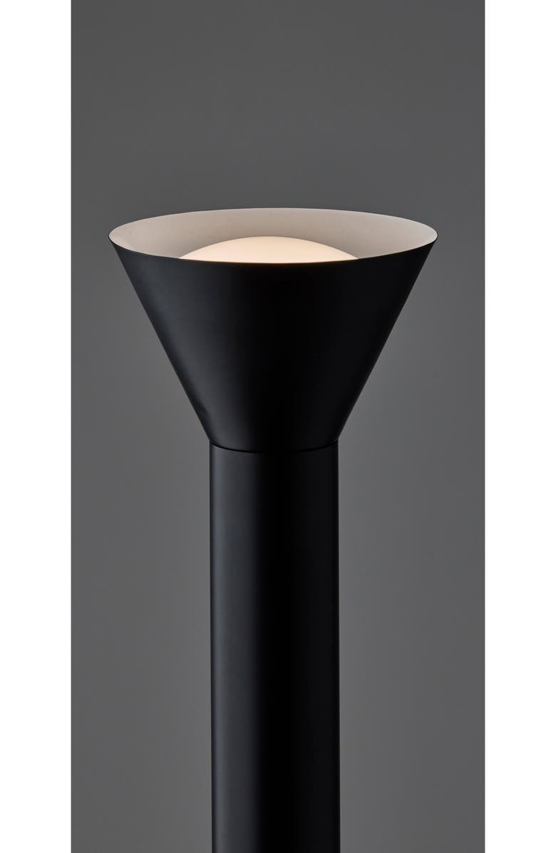 ADESSO LIGHTING Greer LED Torchiere Lamp, Alternate, color, Black