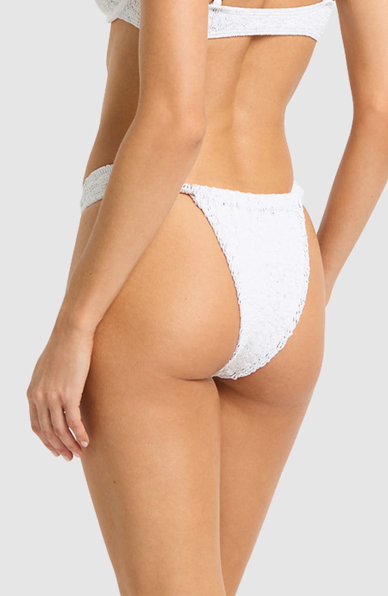 bond-eye Georgia Bikini Bottoms, Alternate, color, Optic White Leopard