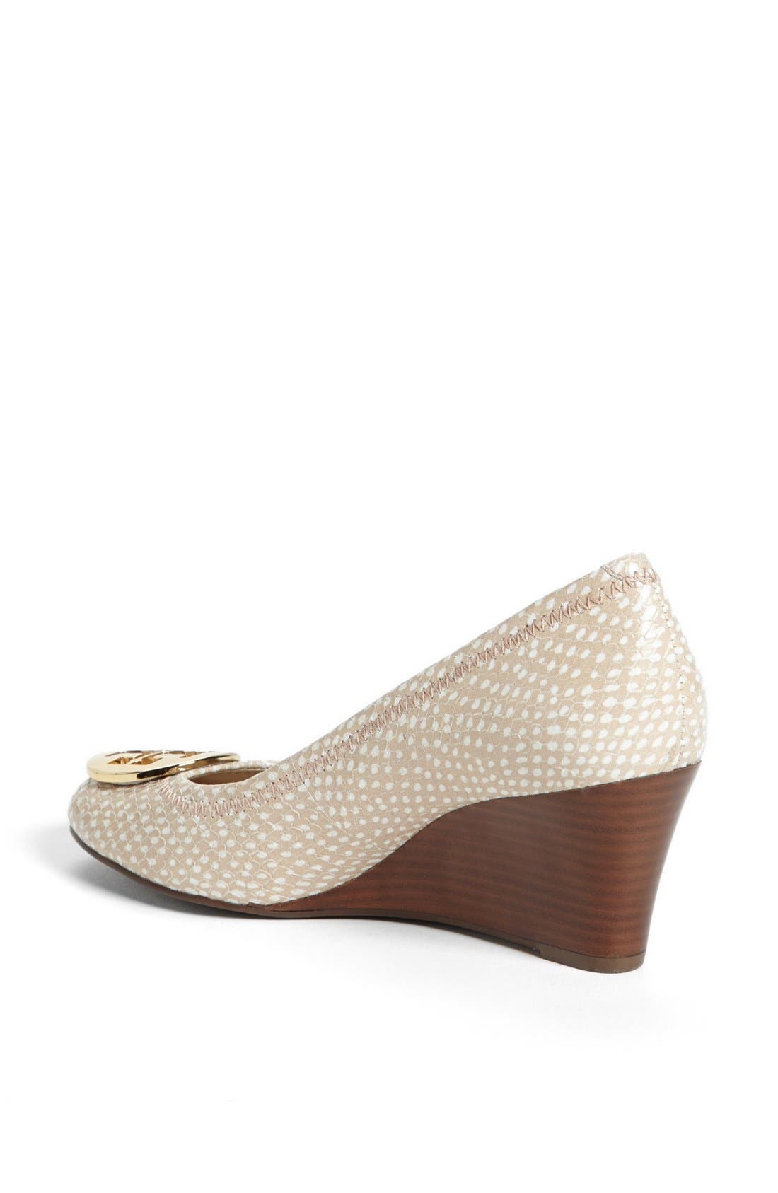 Tory Burch 'Sally' Wedge Pump, Alternate, color, 
