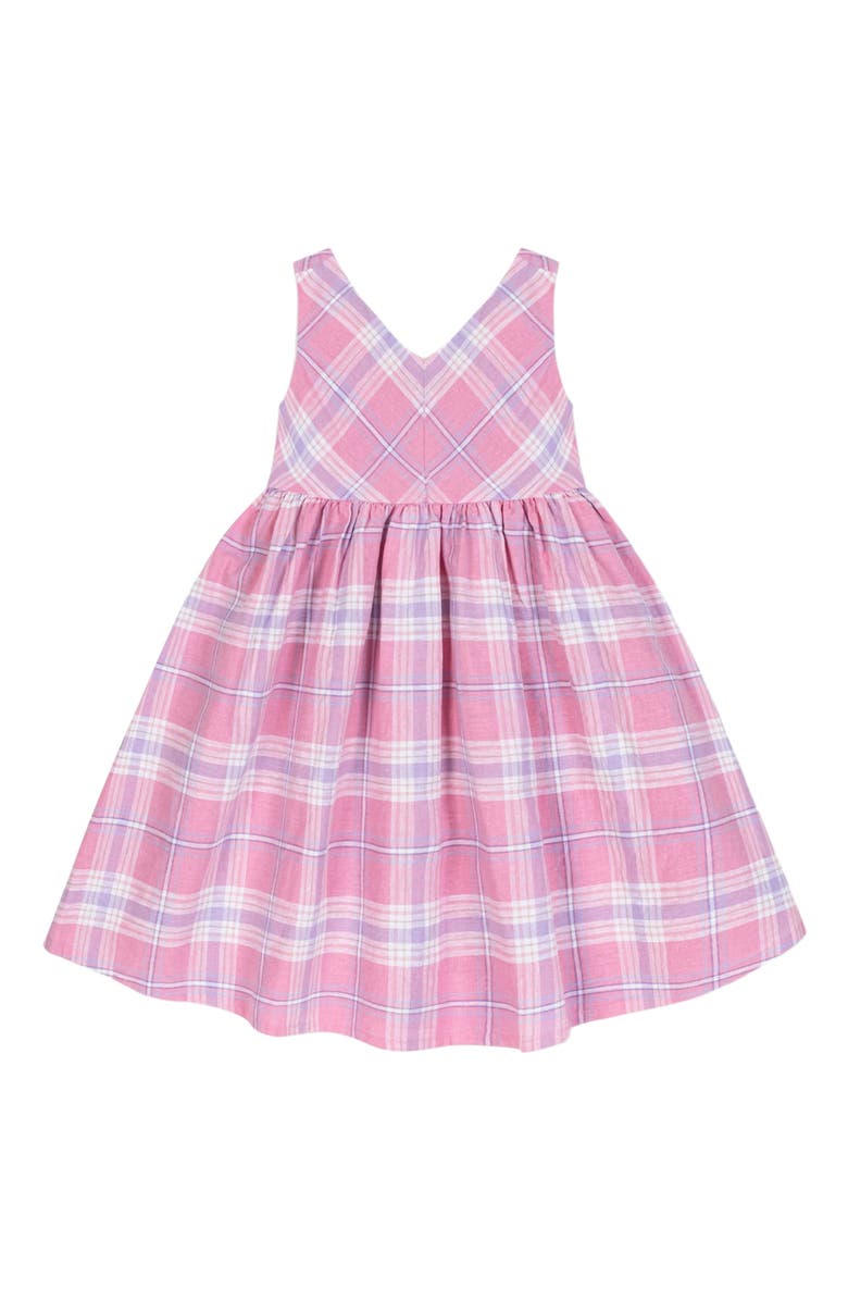 Hope & Henry Girls' Linen Swing Dress, Kids, Alternate, color, 