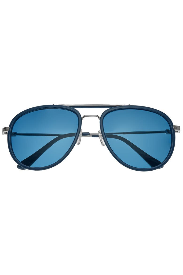 Maestro Polarized Sunglasses, Alternate, color, Silver/Blue