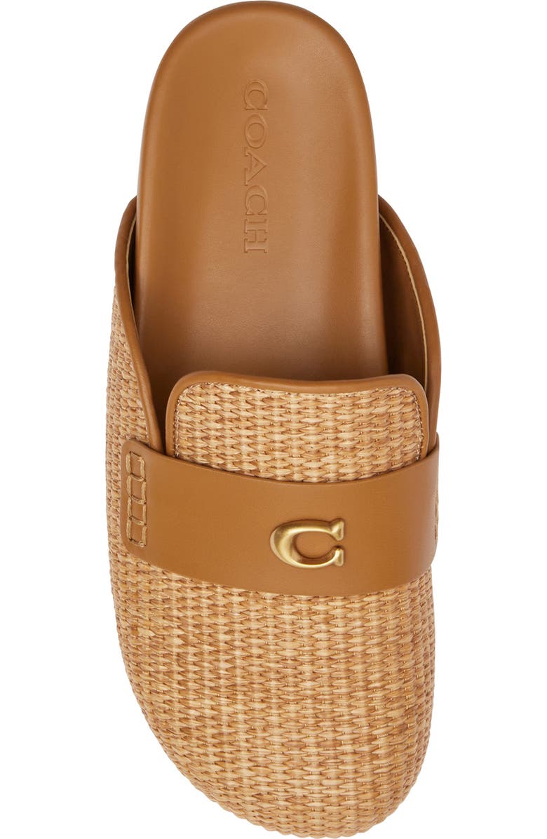 COACH Sculpted C Straw Clog, Alternate, color,