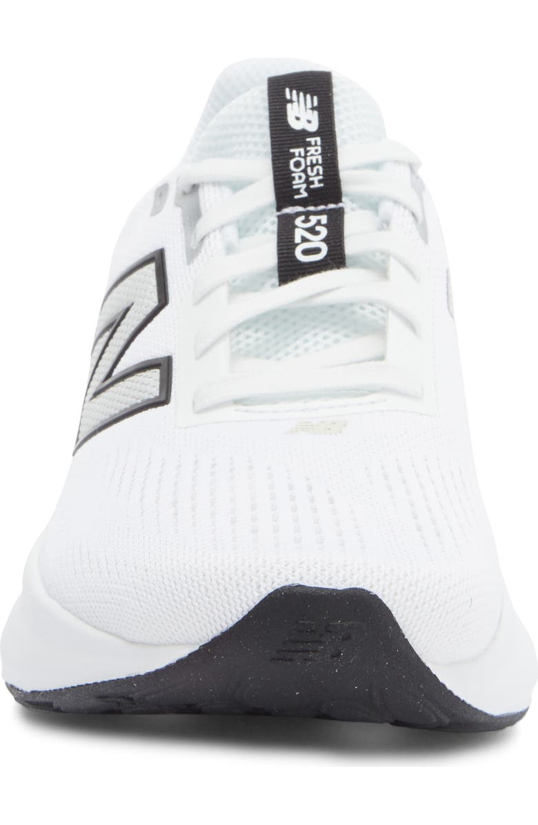 New Balance Fresh Foam 520 V9 Running Shoe, Alternate, color, Nb White/ Black