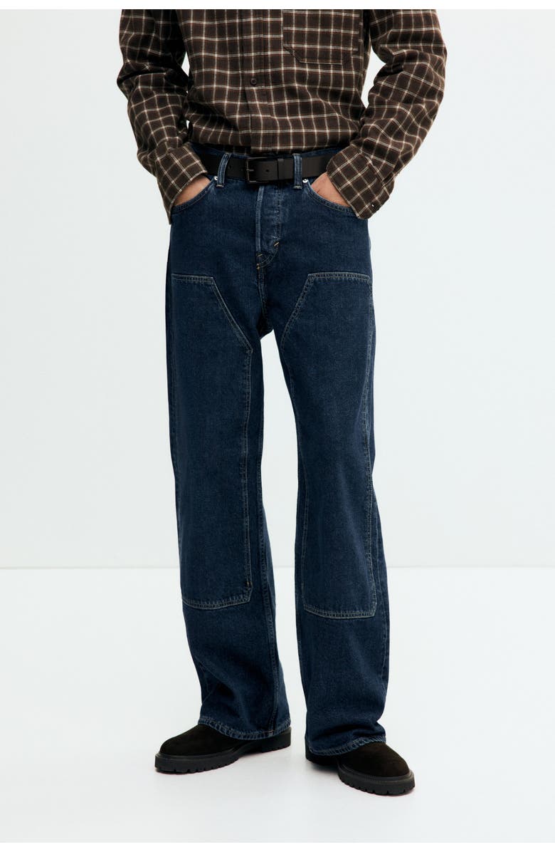 H&M Loose Jeans, Alternate, color, Denim Blue