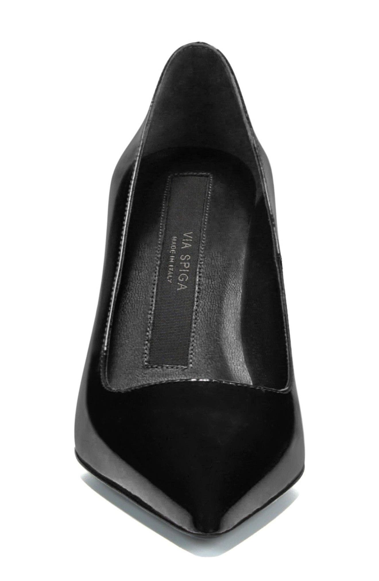 Nikole Pointy Toe Pump, Alternate, color, BLACK PATENT LEATHER