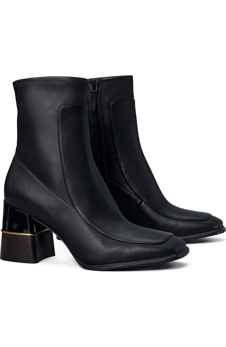 Tory Burch Zip-Up Stretch Boot, Main, color,