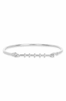 MESHMERISE Diamond Row Bangle Bracelet