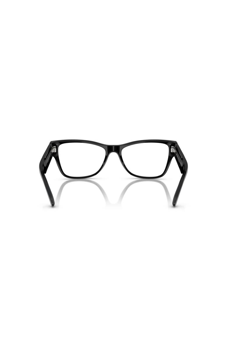 Jimmy Choo 54mm Rectangle optical glasses, Alternate, color, Black
