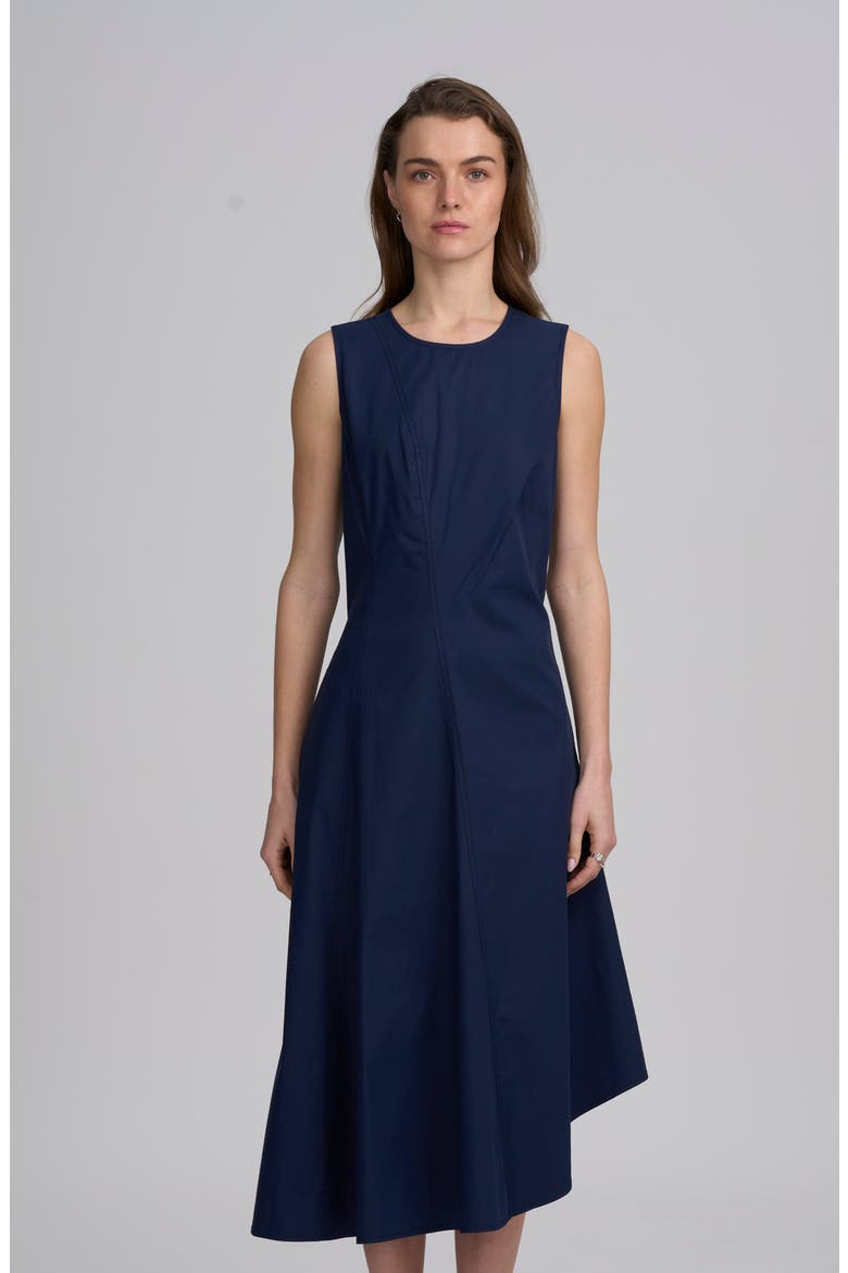 Asymmetrical Dress, Main, color, NAVY