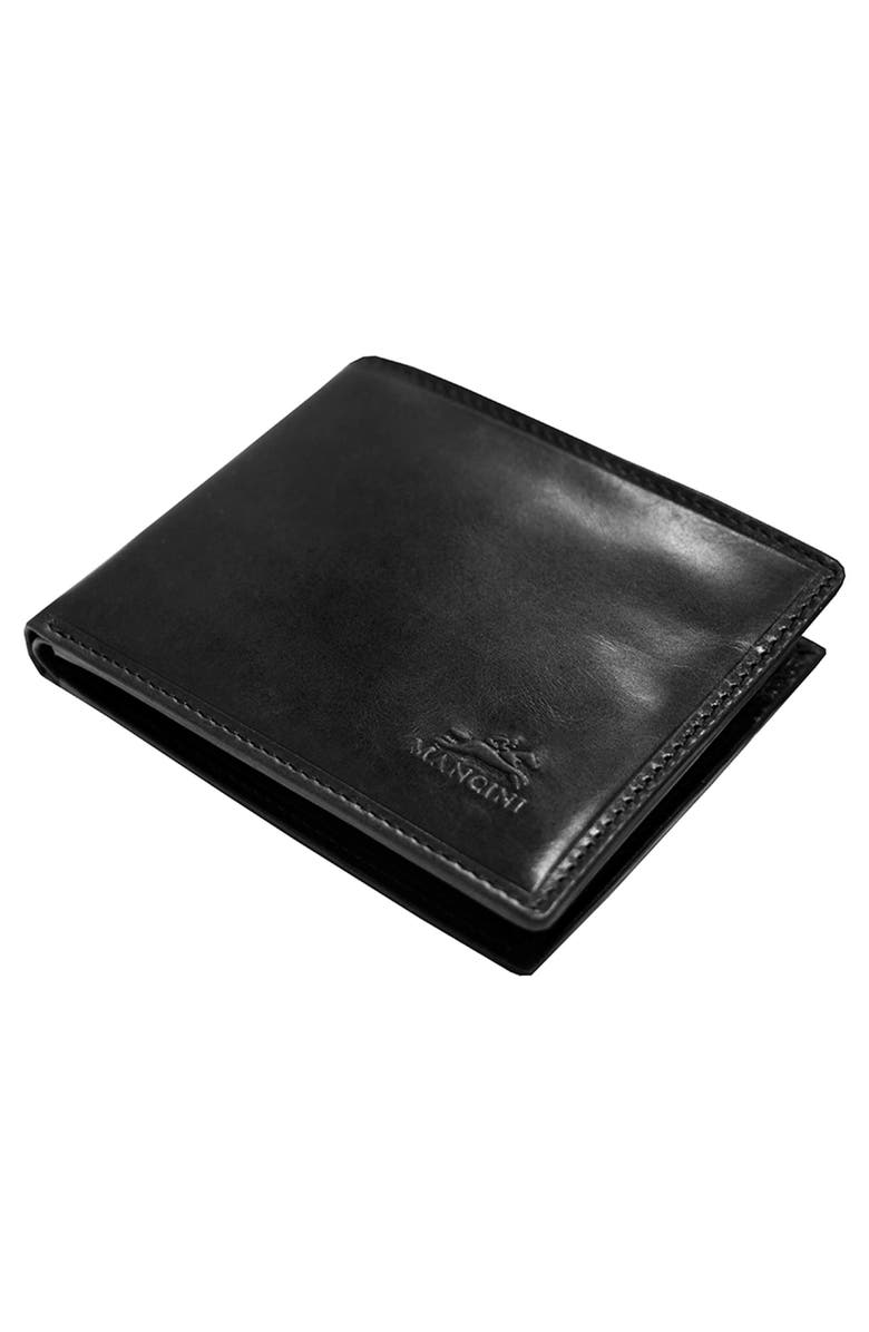 Mancini Boulder RFID Billfold Wallet, Alternate, color, Black