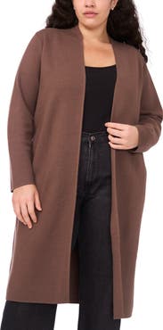 Halogen® Open Front Longline Cardigan