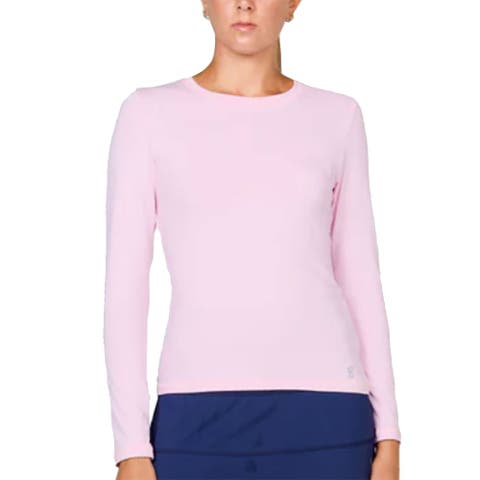 UV Colors Womens Long Sleeve Tennis Shirt