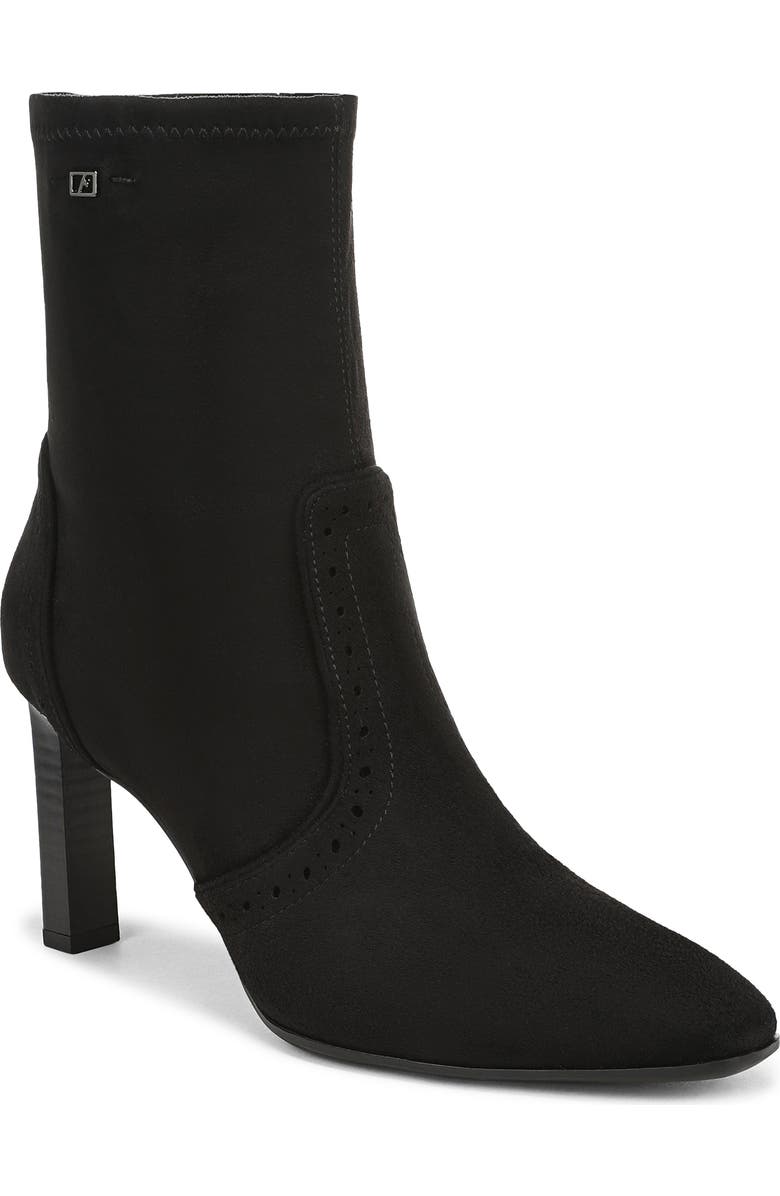 Franco Sarto Delani Bootie, Main, color, Black/ Black