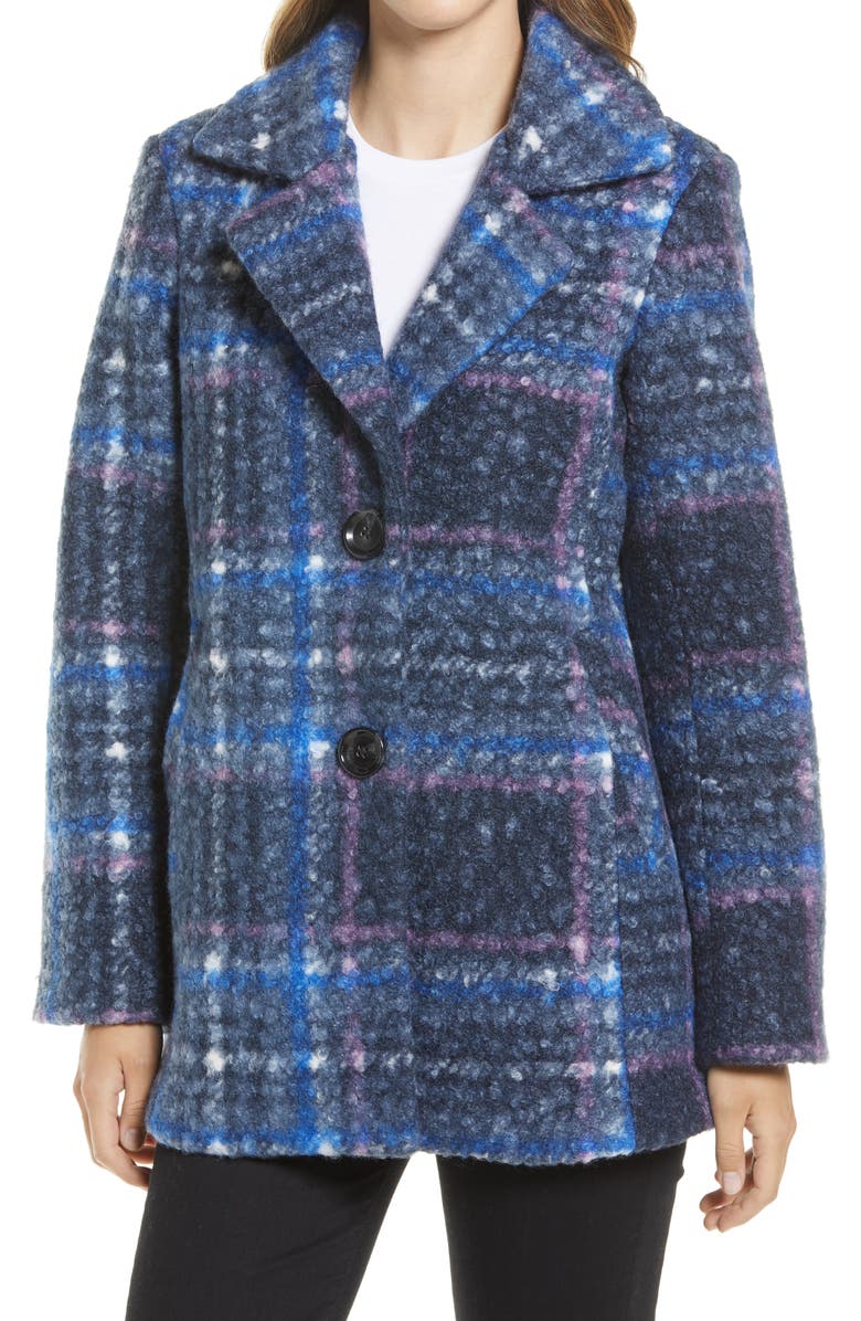 Sam Edelman Plaid Teddy Coat, Alternate, color,