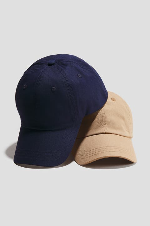 2-pack Cotton Twill Caps