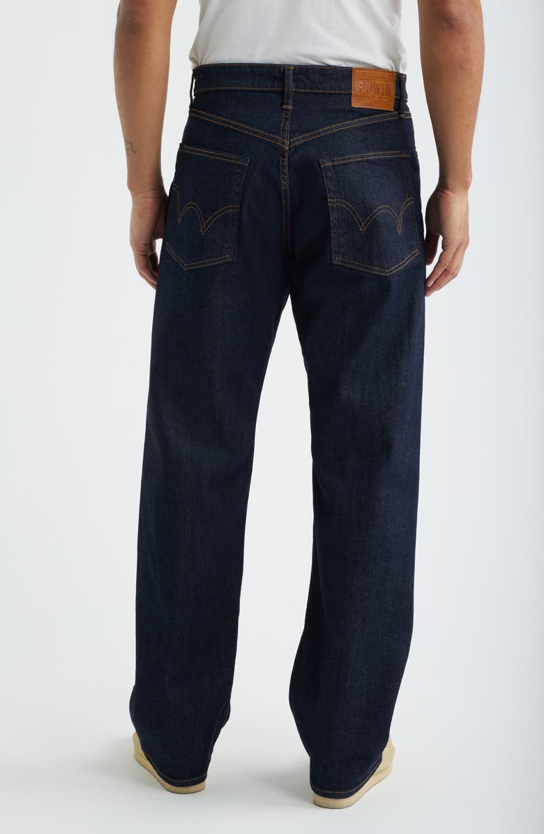 EDWIN Wide Straight Leg Jeans, Alternate, color, Wet