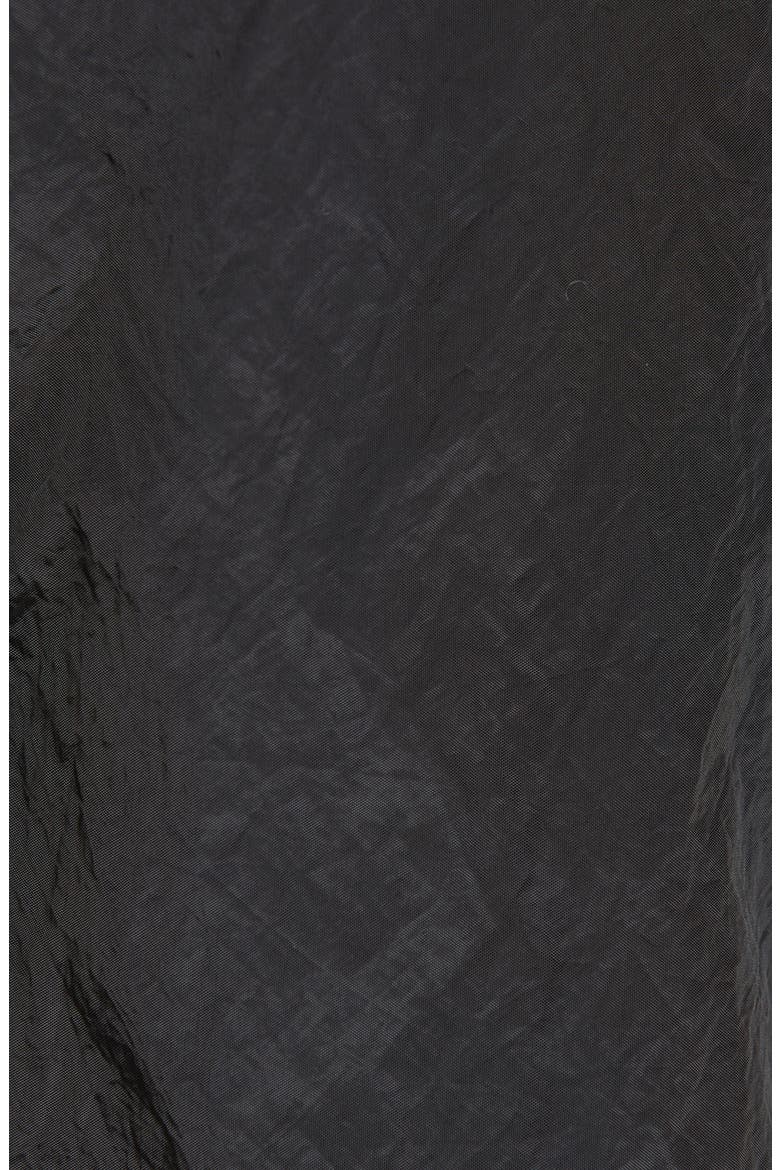 Logo Patch Nylon Metal Swim Trunks, Alternate, color, BLACK