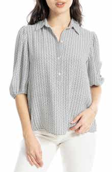 MAX STUDIO Elbow Sleeve Top