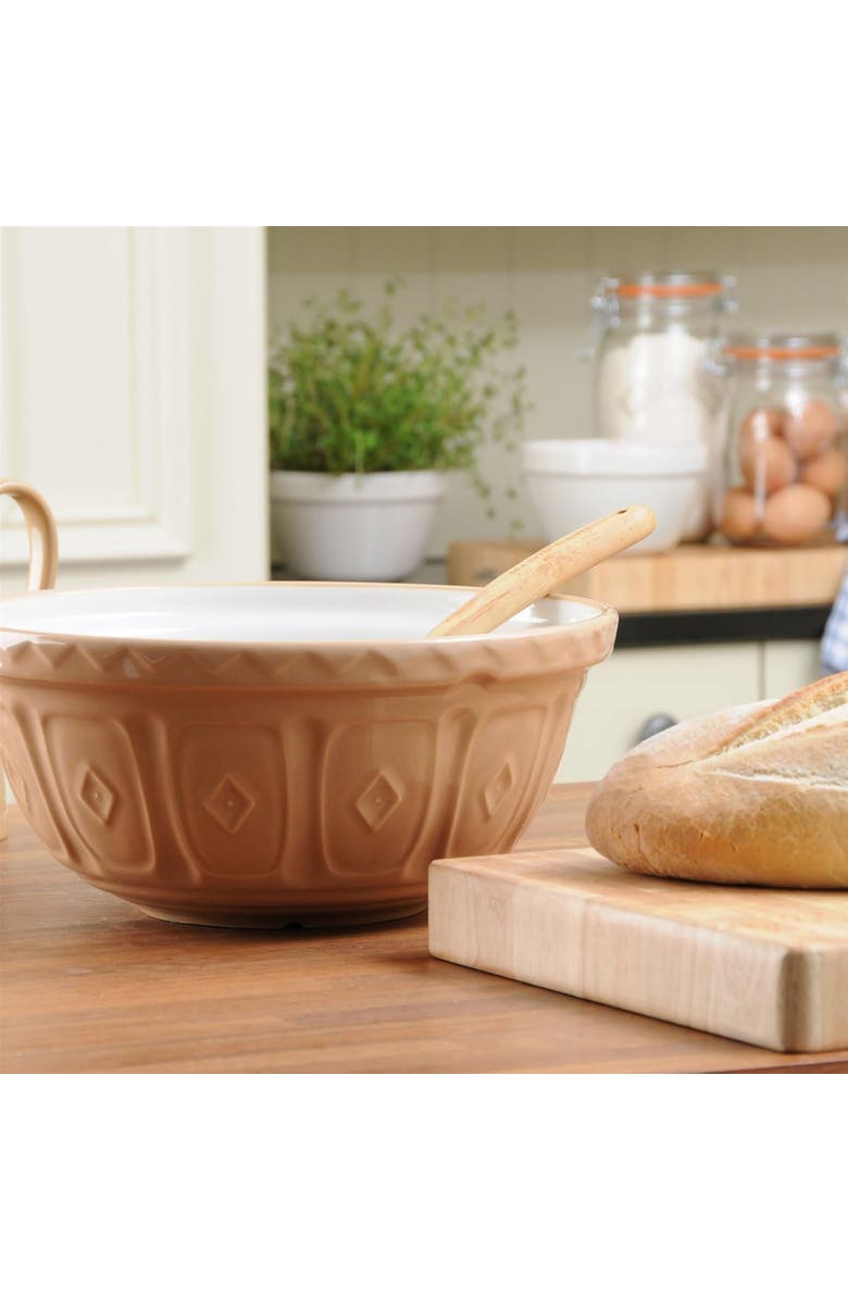 MASON CASH Cane Collection Size 9 Mixing Bowl, 5.3 Quart, Alternate, color, Beige