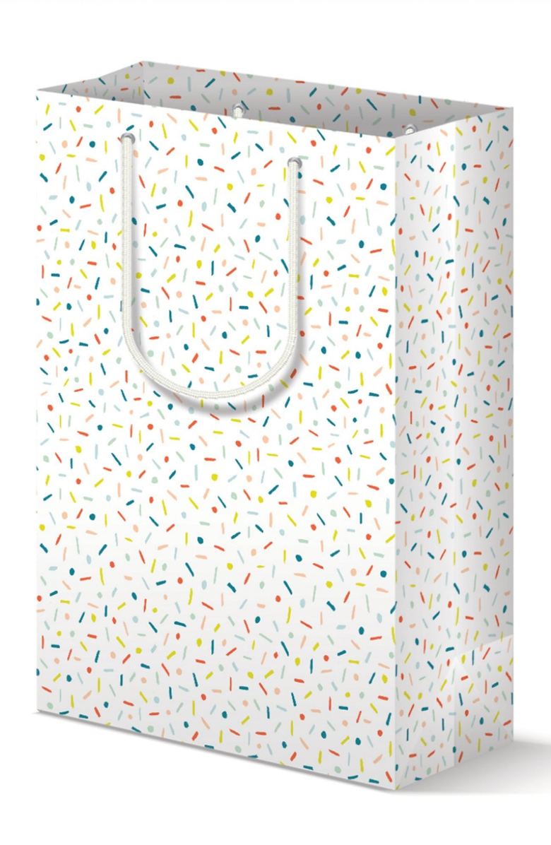 Joy Paper Co. Confetti Celebration Gift Bag Set of 3, Alternate, color, 