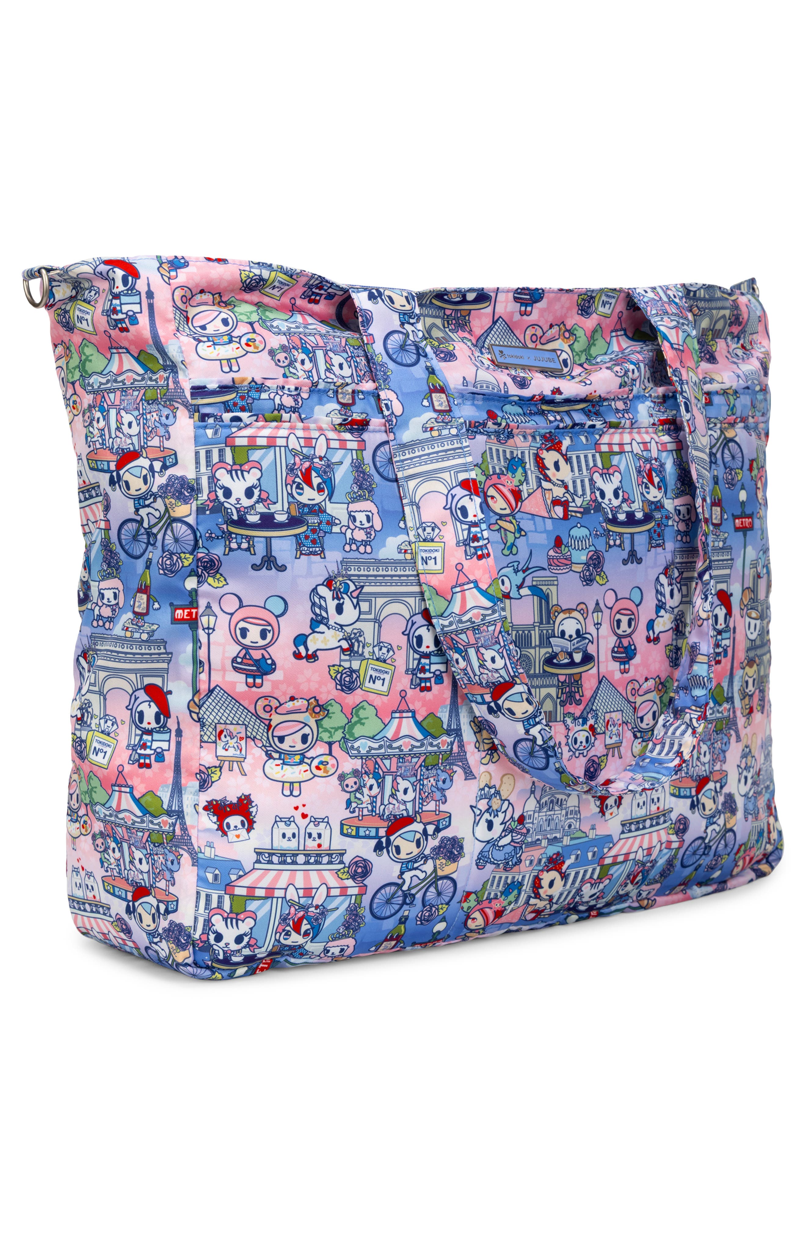 JuJuBe Super Be Diaper Bag, Alternate, color, Cest La Vie Paris