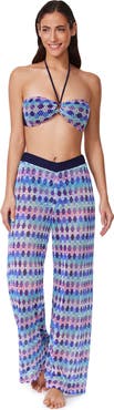 Profile by Gottex Retro Riviera Netted Crochet Beach Pant Cover-Up