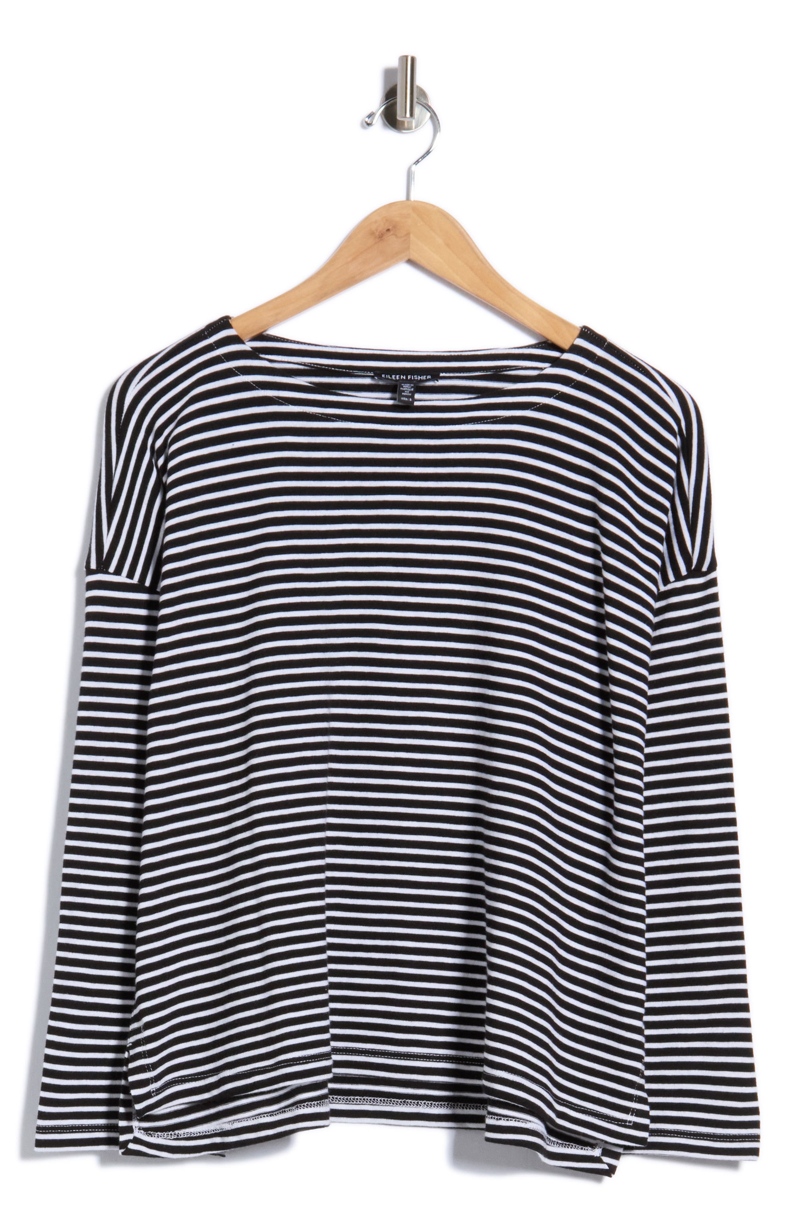 Striped Bateau Neck Tee