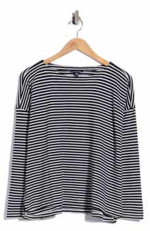 Striped Bateau Neck Tee