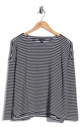 Striped Bateau Neck Tee