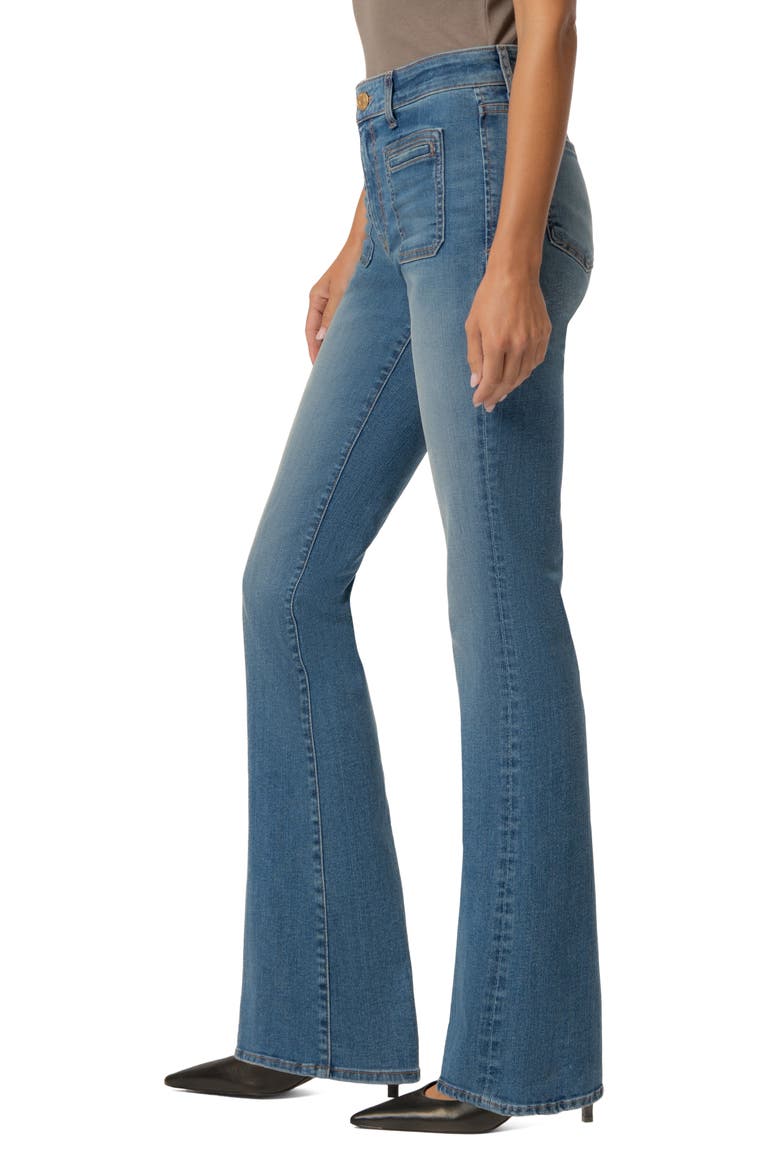 Natalie Patch Pocket Mid Rise Bootcut Jeans, Alternate, color, INTERACTIVE