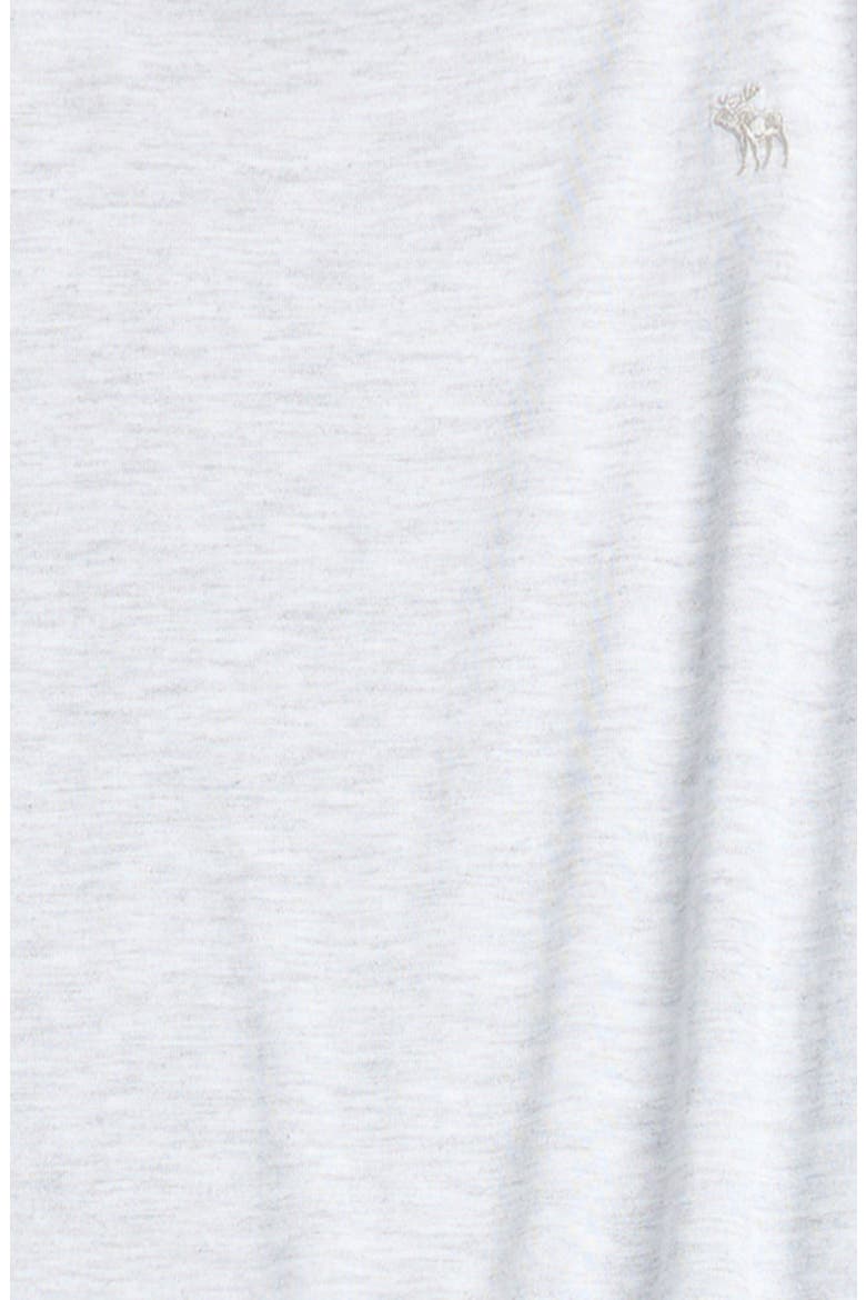 Kids' Heathered Jersey Pajamas, Alternate, color, LIGHT GREY HEATHER