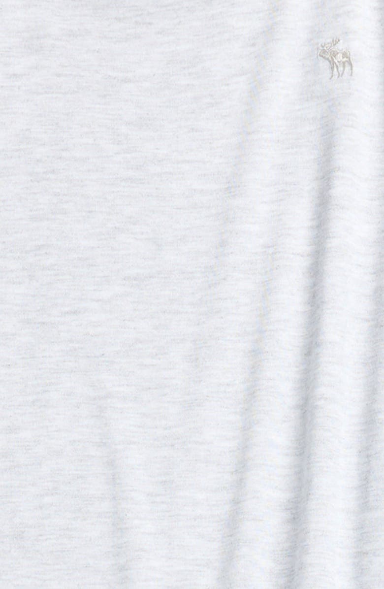 abercrombie kids Kids' Heathered Jersey Pajamas, Alternate, color, Light Grey Heather