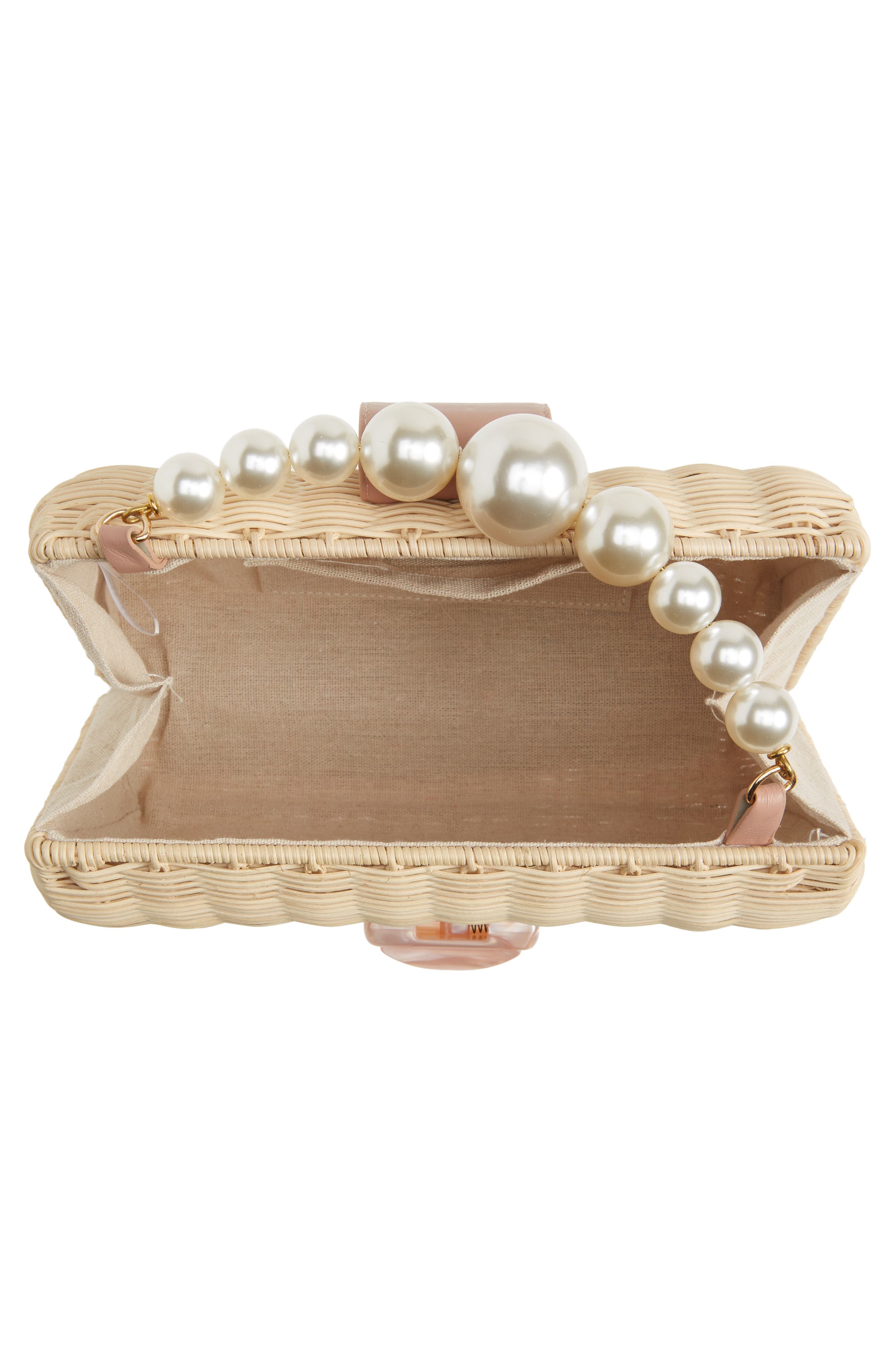 BTB Los Angeles Coco Clutch, Alternate, color, Petal