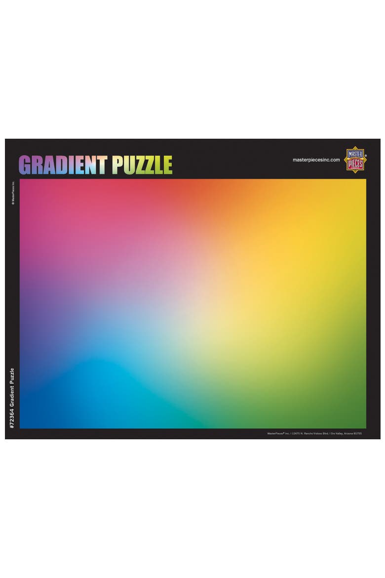 Rainbow Gradient 1000 Piece Puzzle, Alternate, color, Multicolor