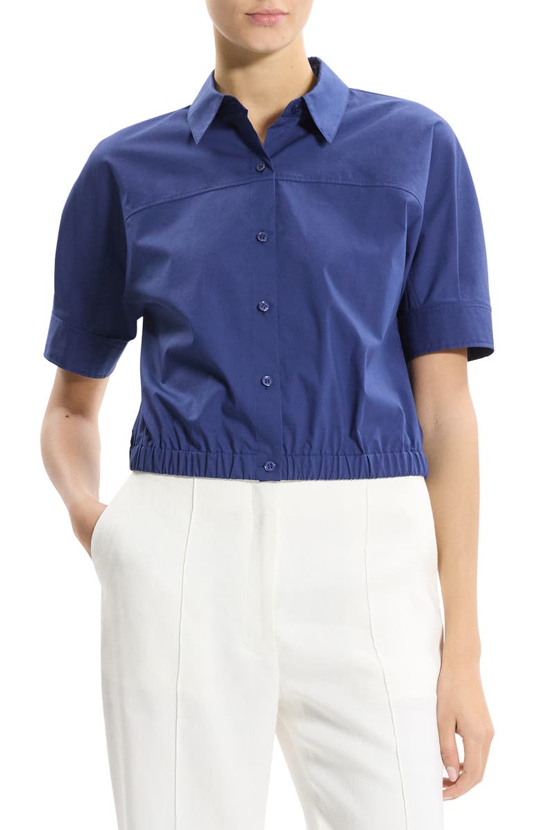 Theory Elastic Waist Shirt, Main, color,