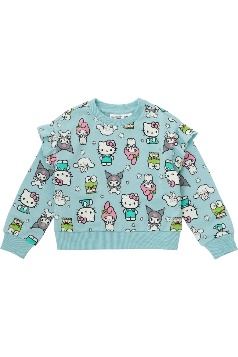 2-Piece Sweatshirt and Joggers Set, Alternate, color, Sanrio Light Blue
