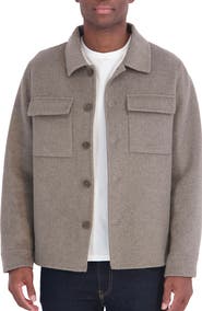 Michael Kors Wool Blend Shirt Jacket