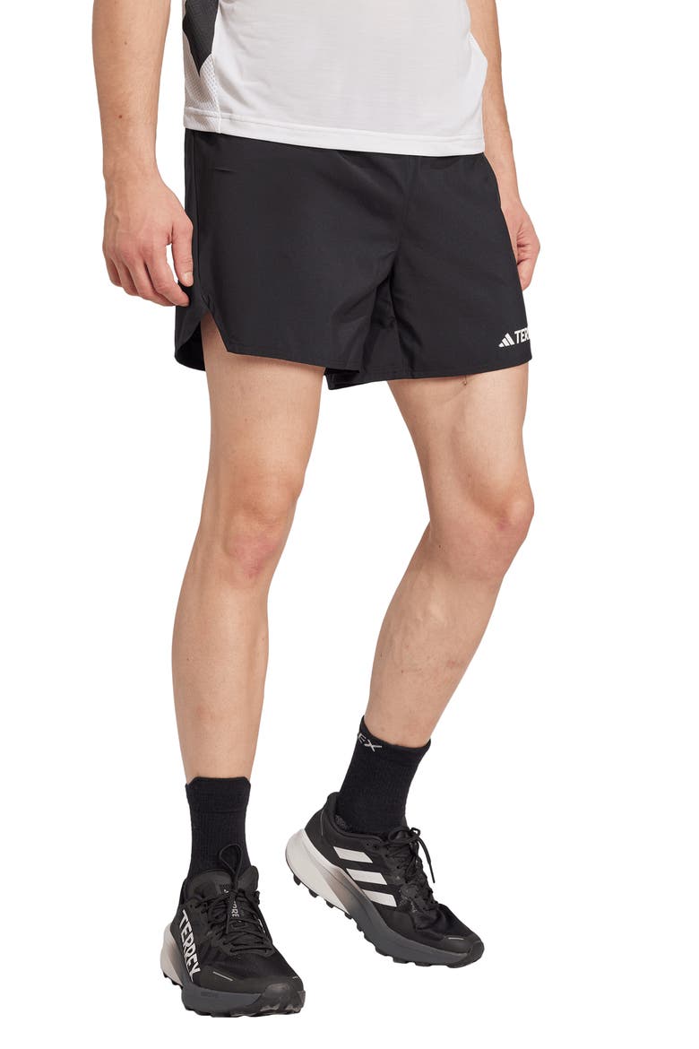 Terrex Trail Shorts, Alternate, color, BLACK