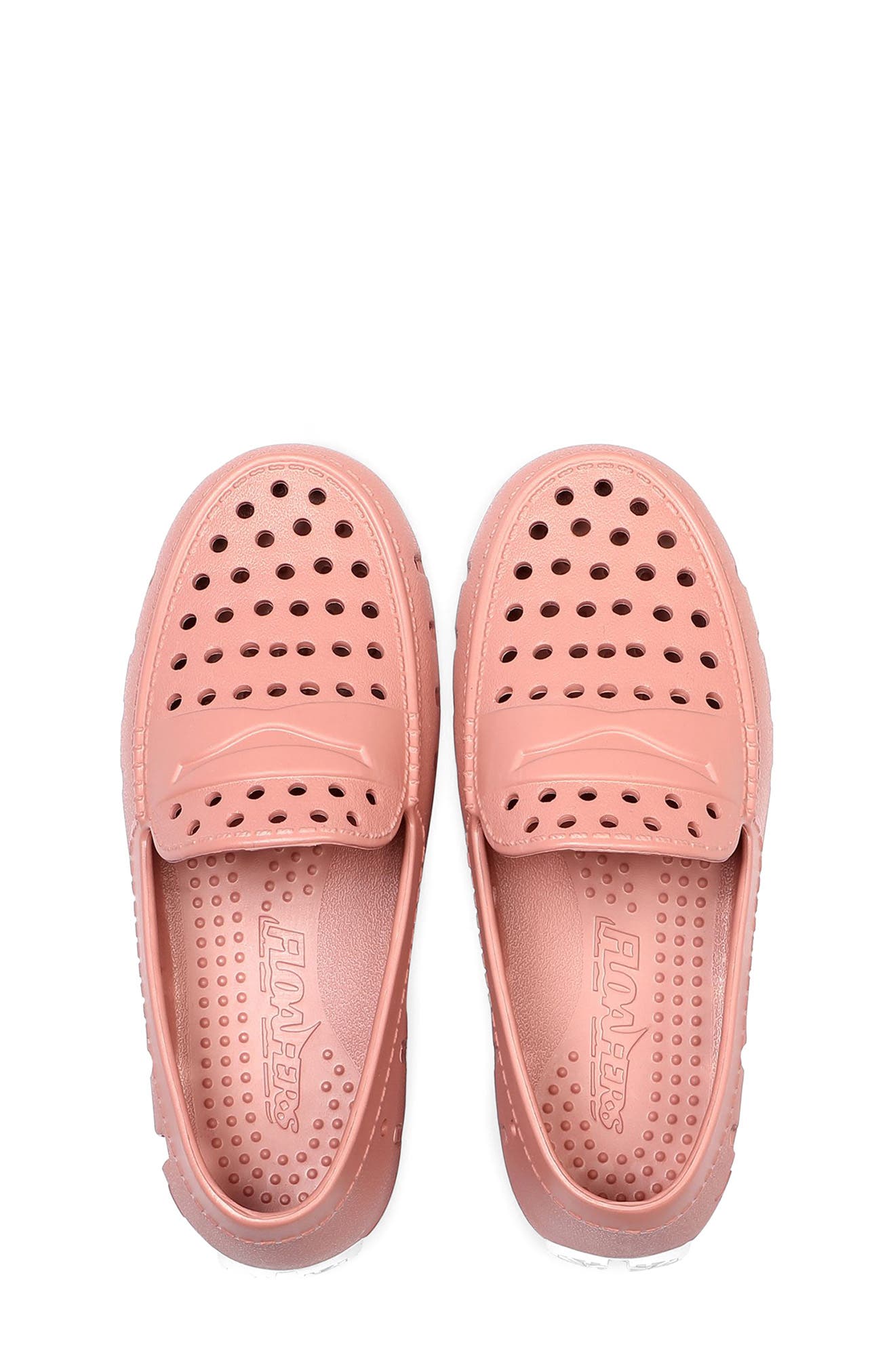 FLOAFERS Kids' Prodigy Driver Loafer, Alternate, color, Rose Peony/ Bright White