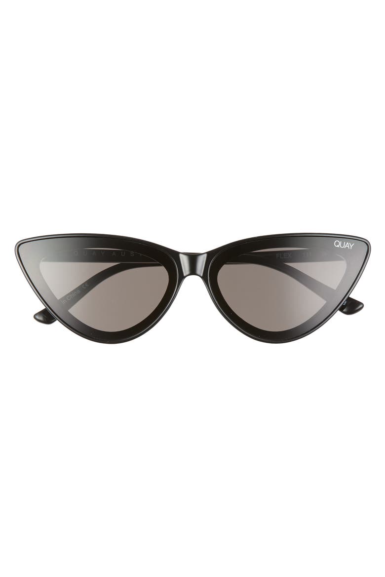Australia Flex 47mm Cat Eye Sunglasses, Alternate, color, BLACK/ SMOKE